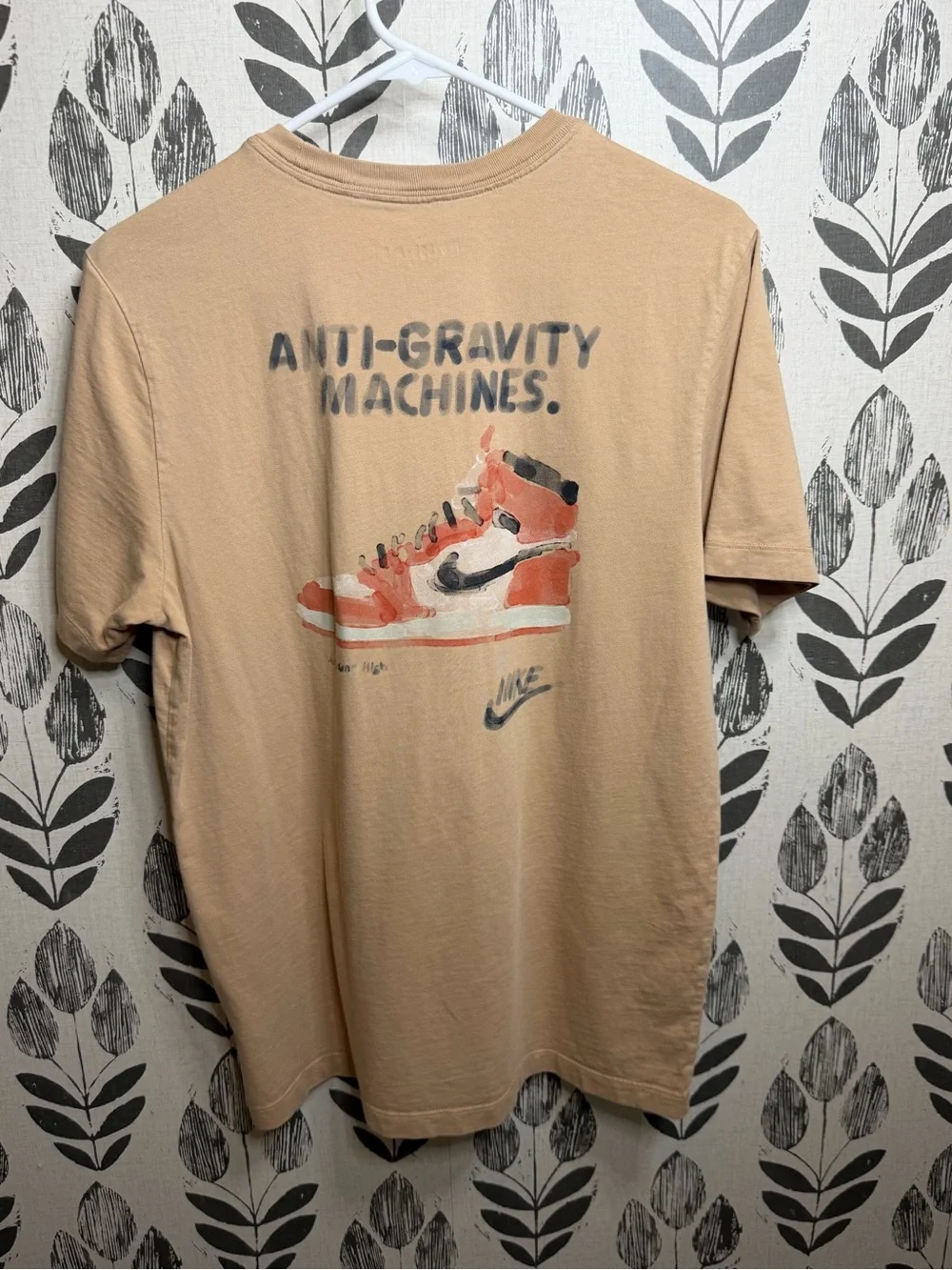 Jordan Men’s Beige Short-Sleeve Jumpman T-Shirt